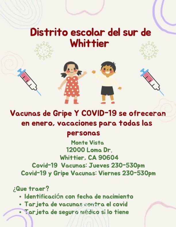Vaccine Clinic Flyer Spanish